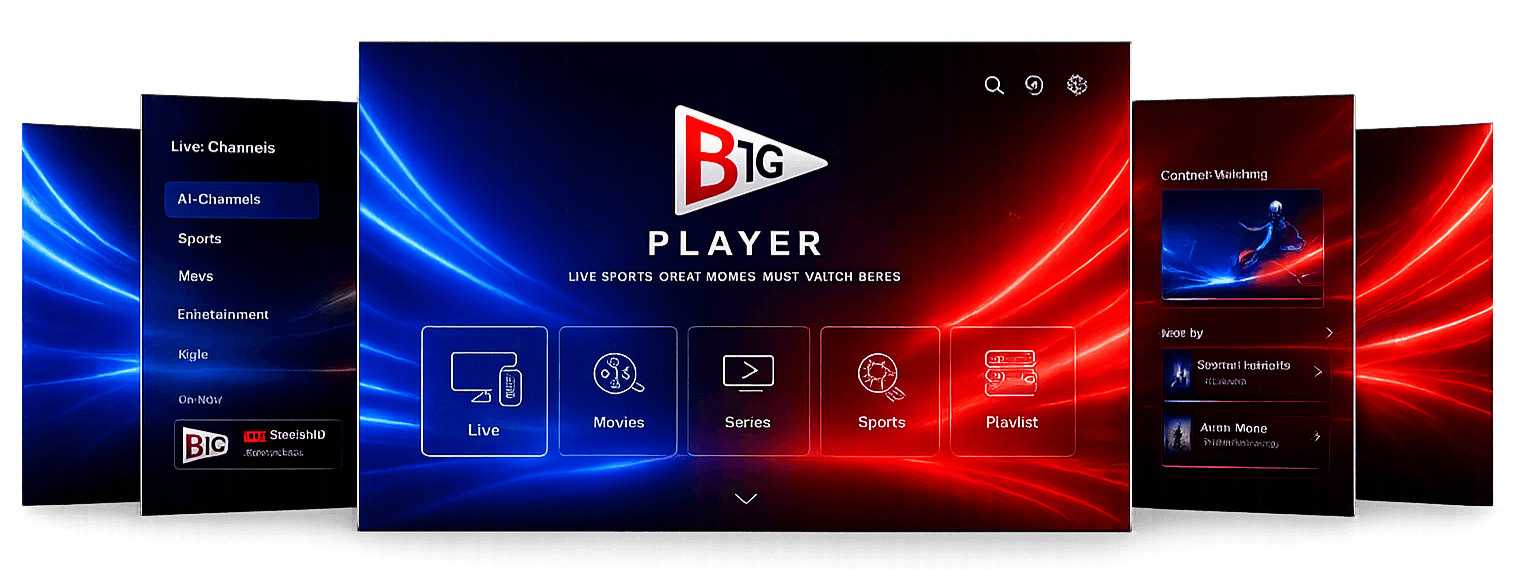 B1G Player App Interface Preview